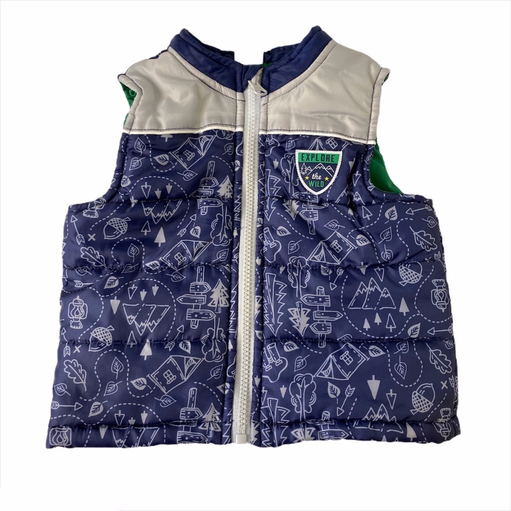 Healthtex Baby Puffer Jacket Vest 24 Month Blue